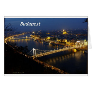 budapest night [kan.k] hälsningskort