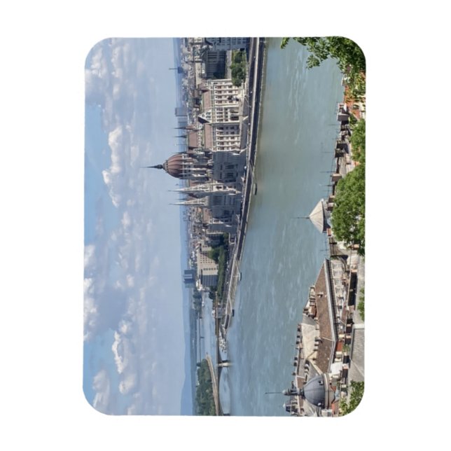 Budapest och Donau Magnet (Vertikal)