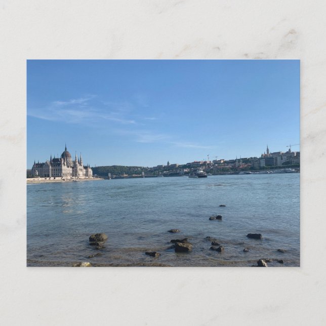Budapest och Donau Vykort (Framsida)