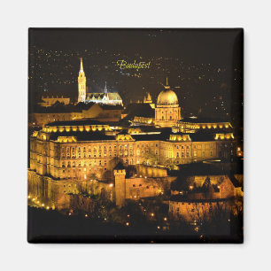 Budapest på natten magnet