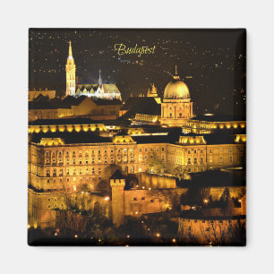Budapest på natten magnet