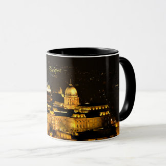 Budapest på natten mugg