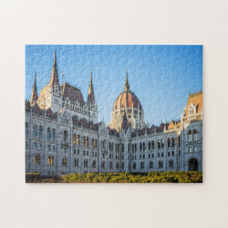 Budapest-parlamentet Bygger Jigszawa Puzzle Pussel