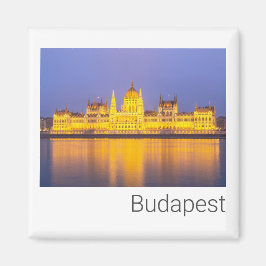 Budapest-parlamentet Panorama Ungern Helgdag Magnet