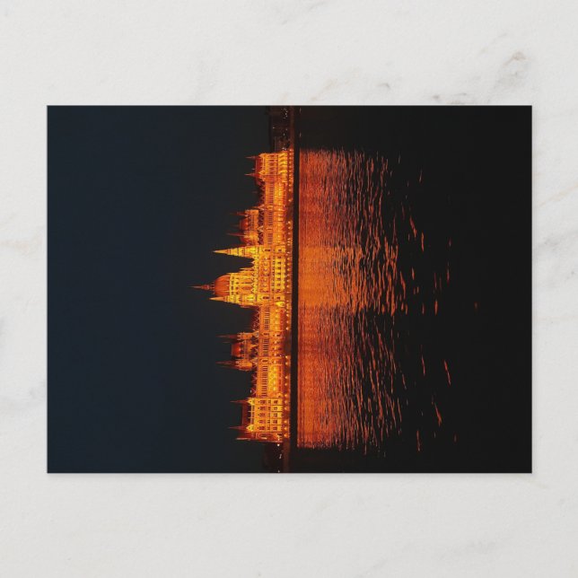 Budapest-parlamentet vykort (Framsida)