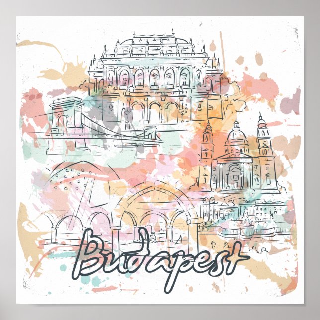 Budapest Poster (Framsidan)