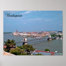 Budapest-reseaffisch, vintage