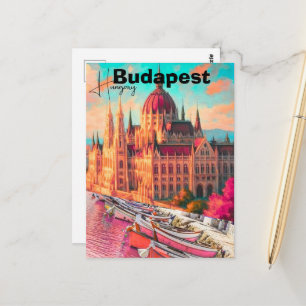 Budapest Resebrev Konst, Ungern Resebrev Vykort