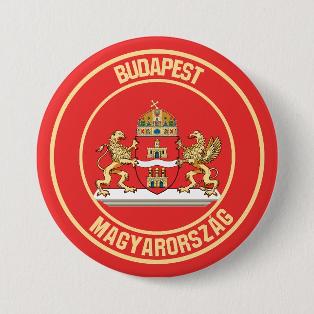 Budapest rundaEmblem Knapp (Framsida)