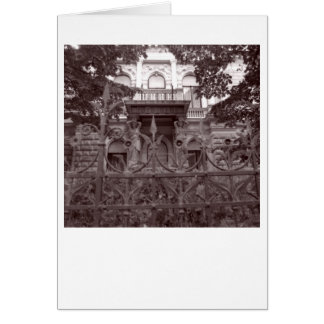 Budapest sidogata hälsningskort