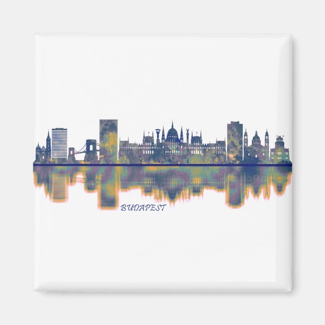 Budapest Skyline Magnet (Framsidan)