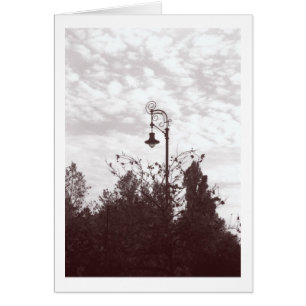 Budapest Streetlight Hälsningskort