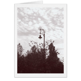 Budapest Streetlight Hälsningskort