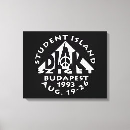Budapest, Student, Diak Sziget, Sten poster Canvastryck