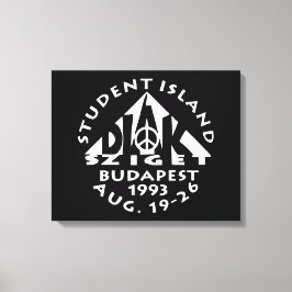 Budapest, Student, Diak Sziget, Sten poster Canvastryck