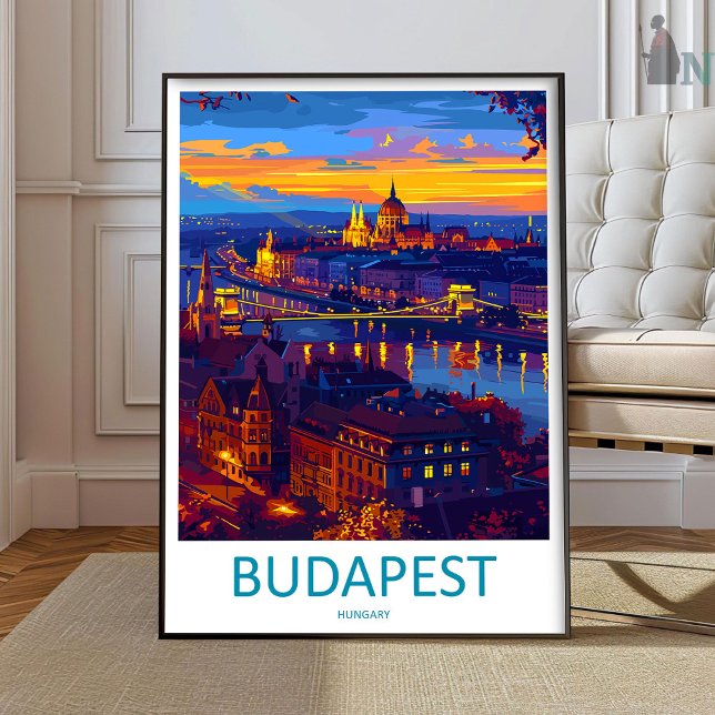 Budapest Travel Print Wall Art Budapest Wall Hangi Poster (Skapare uppladdad)