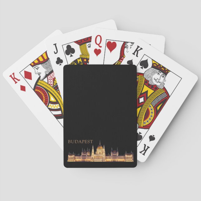 Budapest Travel Souvenir Casinokort (Baksidan)