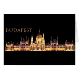 Budapest Travel Souvenir Hälsningskort