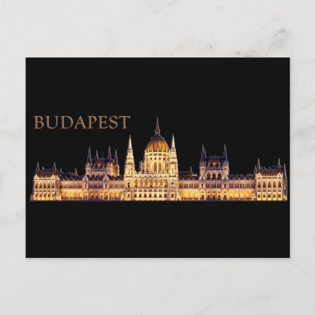 Budapest Travel Souvenir Vykort (Framsida)