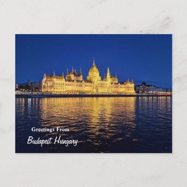 Budapest, Ungern, Buda slott, Buda slott  Vykort (Framsida)