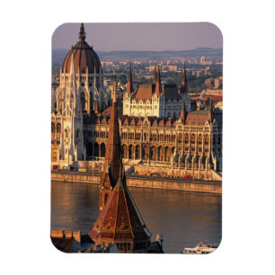 Budapest, Ungern, Donau, Parlament Magnet