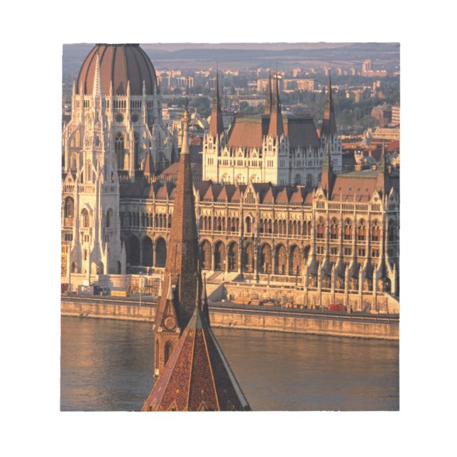 Budapest, Ungern, Donau, Parlamentet Anteckningsblock (Framsida)