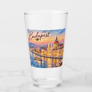 Budapest Ungern Donau Parlamentet Jul Glaskopp