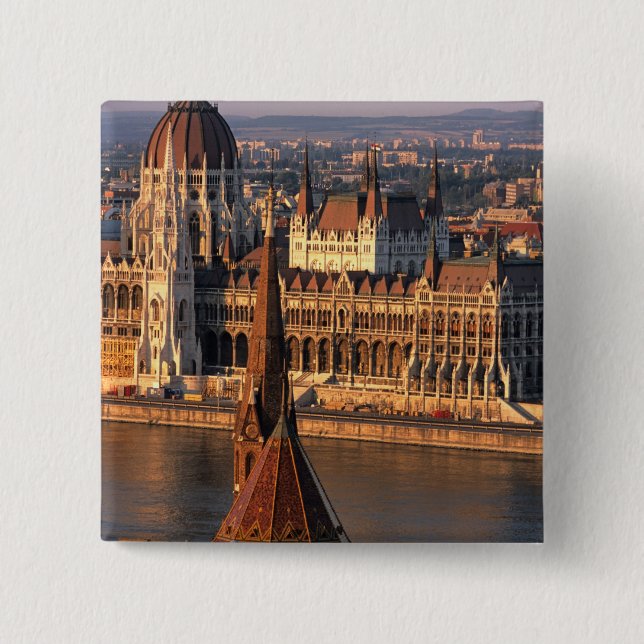 Budapest, Ungern, Donau, Parlamentet Knapp (Framsida)