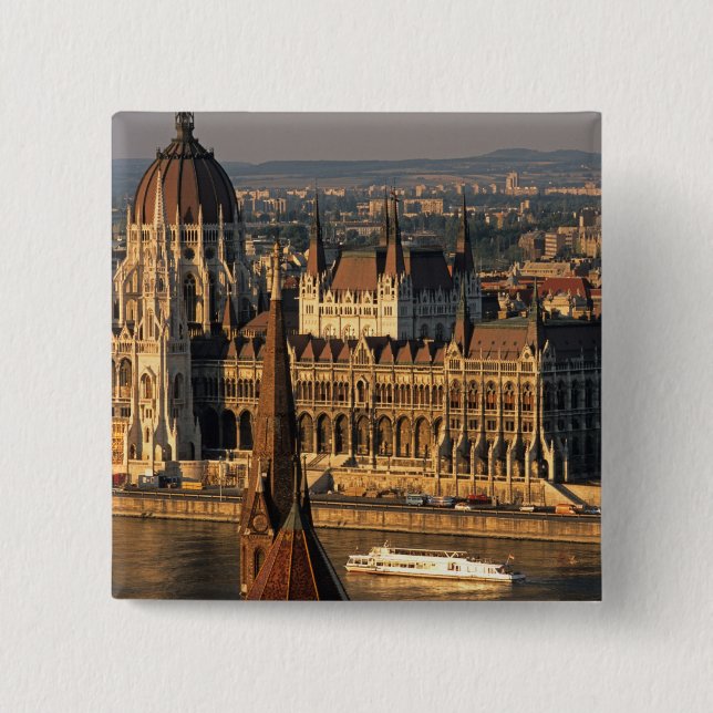 Budapest, Ungern, Donau, Parlamentet Knapp (Framsida)