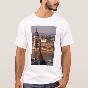Budapest, Ungern, Donau, Parlamentet T-shirt