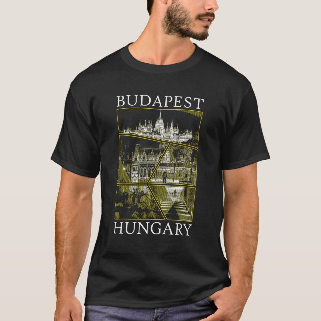 Budapest Ungern Europa Resa T Shirt (Framsida)