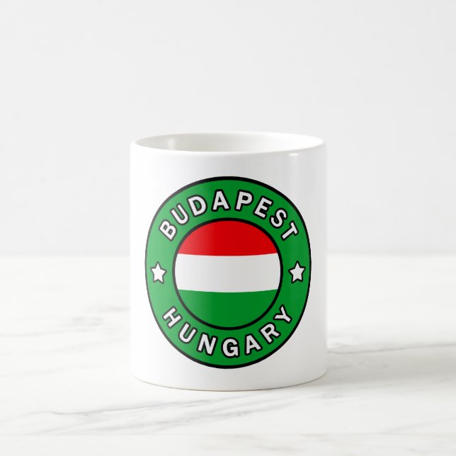 Budapest Ungern Kaffemugg (Center)