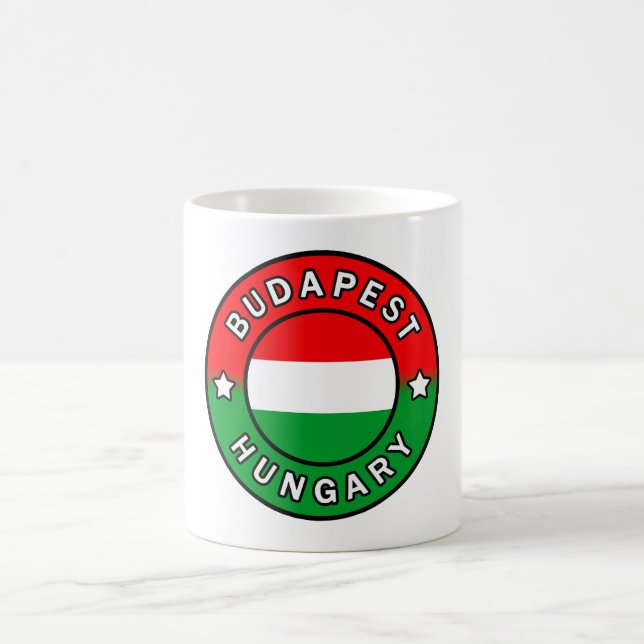 Budapest Ungern Kaffemugg (Center)