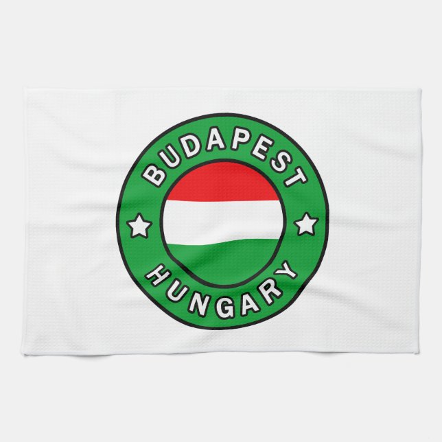 Budapest Ungern Kökshandduk (Horisontell)
