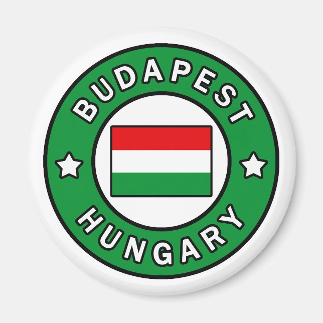 Budapest Ungern Magnet (Framsidan)
