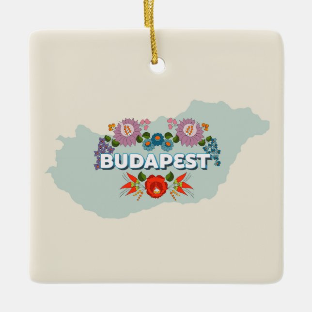 Budapest, Ungern Ornament (Framsida)