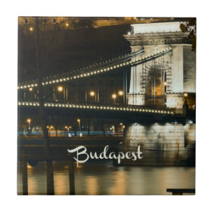 Budapest, Ungern på natten Kakelplatta