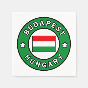 Budapest Ungern Pappersservett