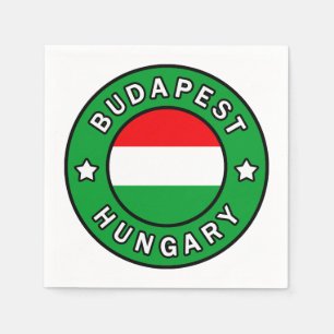 Budapest Ungern Pappersservett