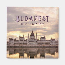 Budapest Ungern parlament landskap resa foto Magnet