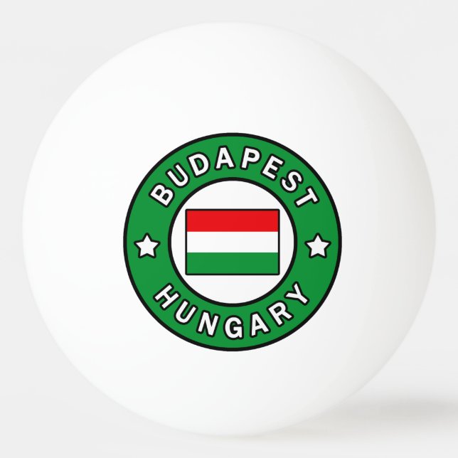 Budapest Ungern Pingisboll (Framsidan)