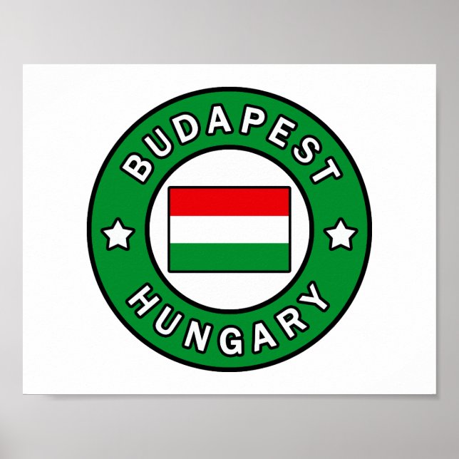 Budapest Ungern Poster (Framsidan)