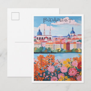 Budapest Ungern Resa Stad Estetik Vykort