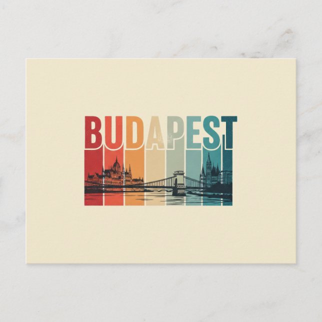 Budapest Ungern Resa Vykort (Framsida)