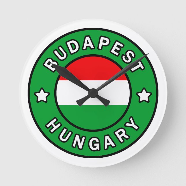 Budapest Ungern Rund Klocka (Framsida)