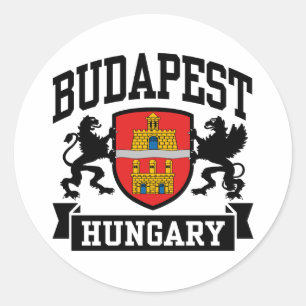 Budapest Ungern Runt Klistermärke