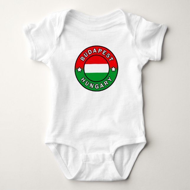 Budapest Ungern T Shirt (Framsida)