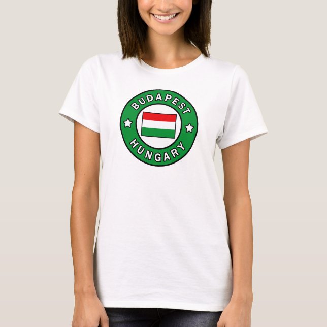Budapest Ungern T Shirt (Framsida)