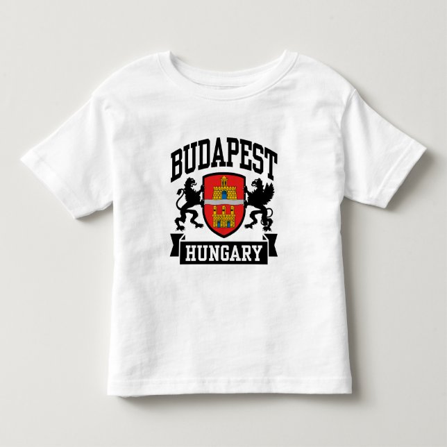 Budapest Ungern Tee Shirt (Framsida)