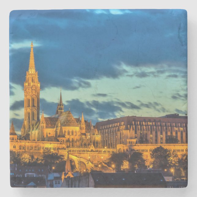 Budapest Ungern Underlägg Sten (Framsidan)